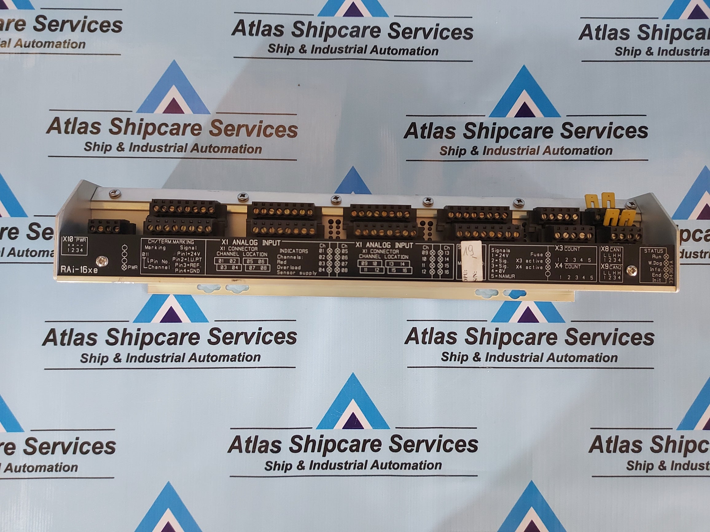 KONGSBERG RAi-16xe 329714 REMOTE ANALOGUE INPUT MODULE REV.B7